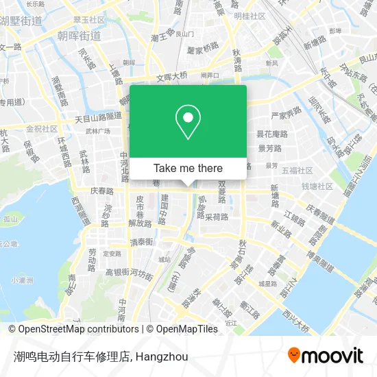 潮鸣电动自行车修理店 map