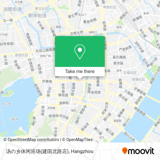 汤の乡休闲浴场(建国北路店) map