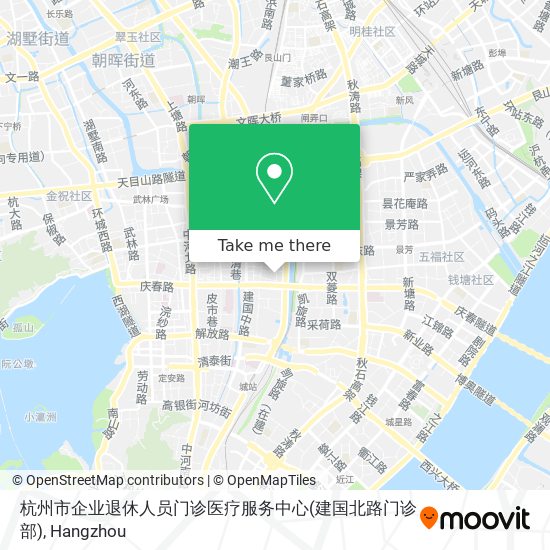 杭州市企业退休人员门诊医疗服务中心(建国北路门诊部) map