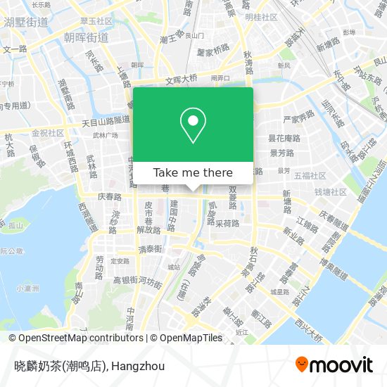 晓麟奶茶(潮鸣店) map