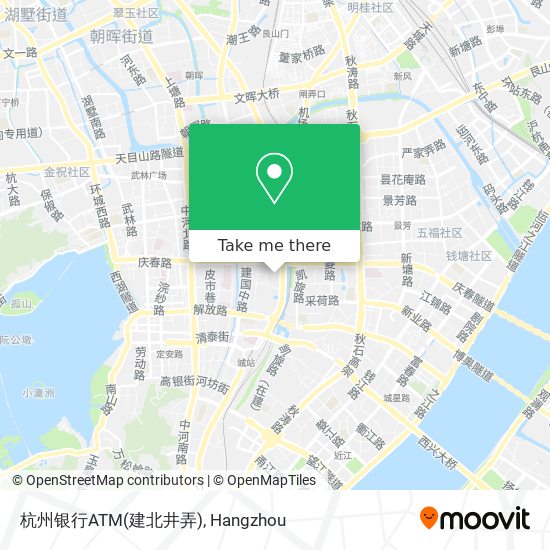 杭州银行ATM(建北井弄) map