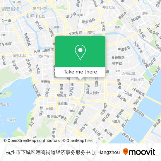 杭州市下城区潮鸣街道经济事务服务中心 map