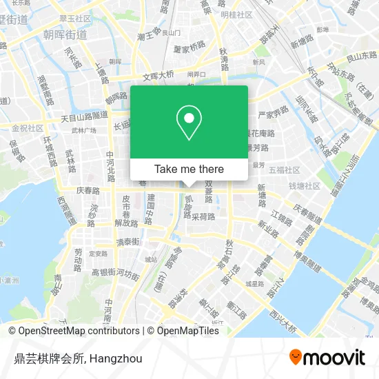 鼎芸棋牌会所 map
