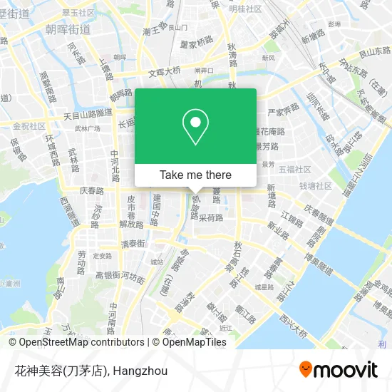 花神美容(刀茅店) map