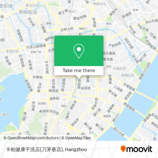 卡柏健康干洗店(刀茅巷店) map