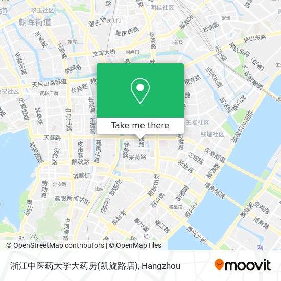 浙江中医药大学大药房(凯旋路店) map