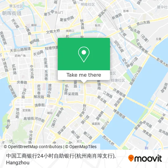 中国工商银行24小时自助银行(杭州南肖埠支行) map