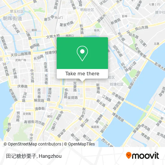 田记糖炒栗子 map