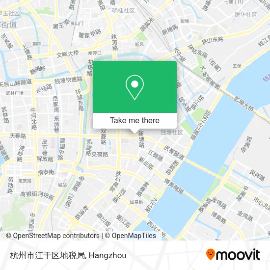杭州市江干区地税局 map