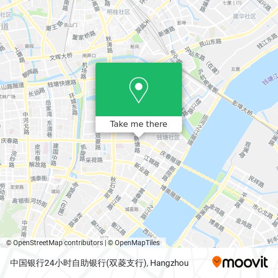 中国银行24小时自助银行(双菱支行) map