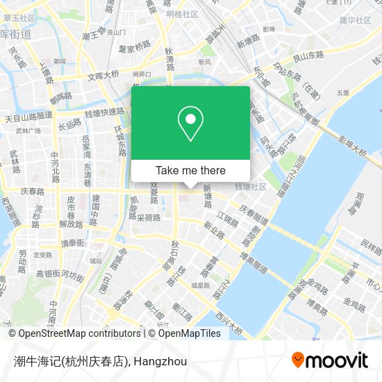 潮牛海记(杭州庆春店) map