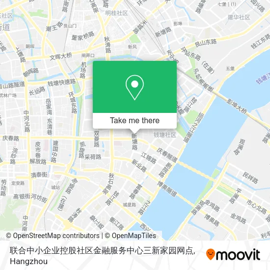 联合中小企业控股社区金融服务中心三新家园网点 map