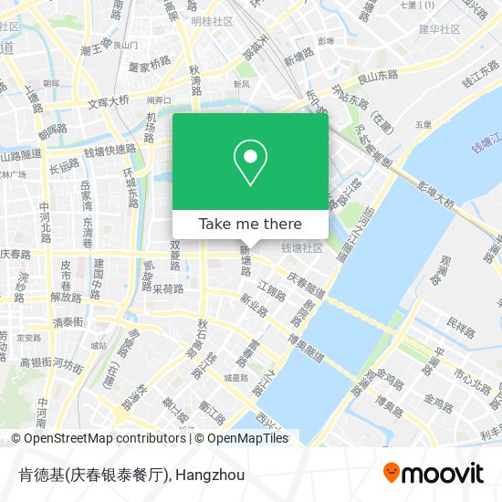 肯德基(庆春银泰餐厅) map