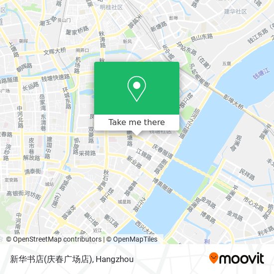 新华书店(庆春广场店) map