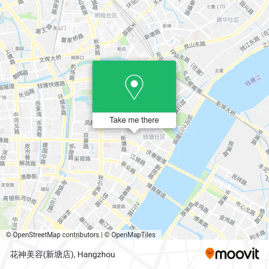 花神美容(新塘店) map