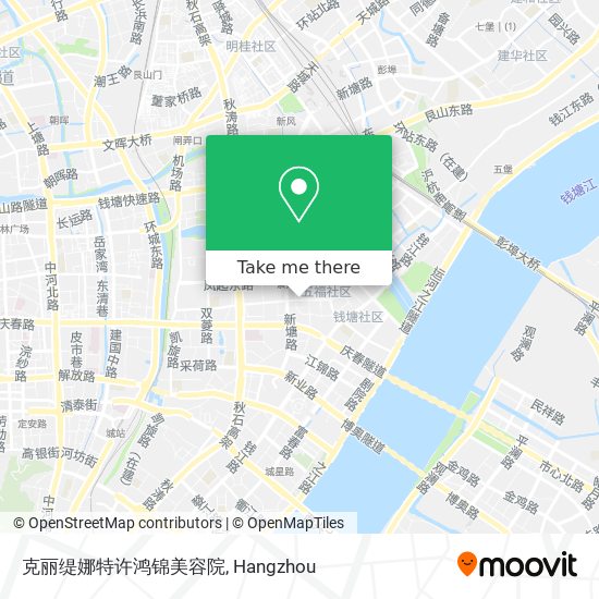 克丽缇娜特许鸿锦美容院 map