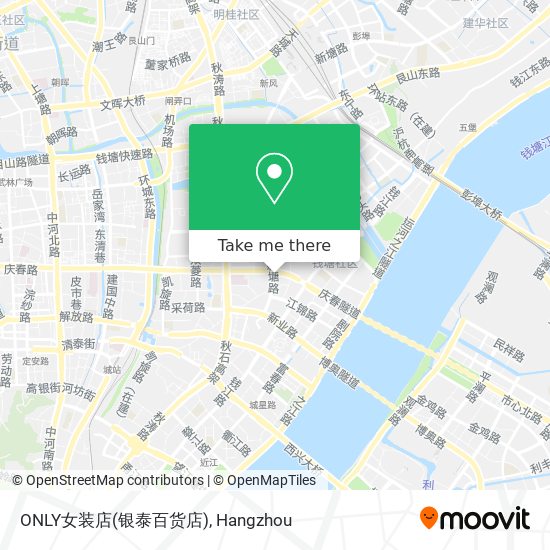 ONLY女装店(银泰百货店) map