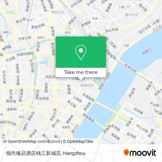 领尚臻品酒店钱江新城店 map