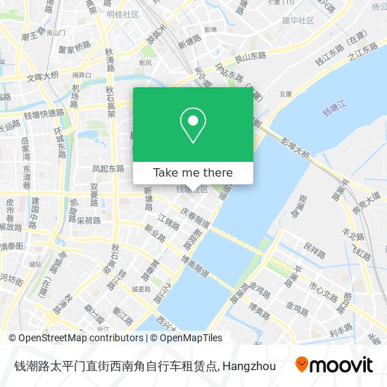 钱潮路太平门直街西南角自行车租赁点 map