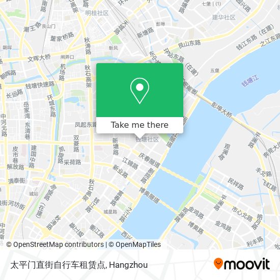 太平门直街自行车租赁点 map