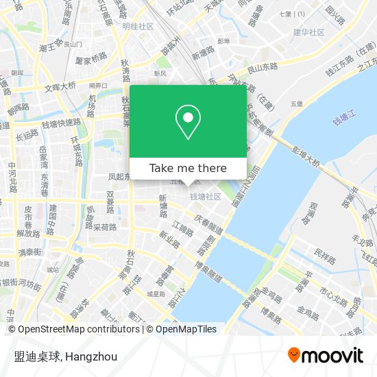 盟迪桌球 map