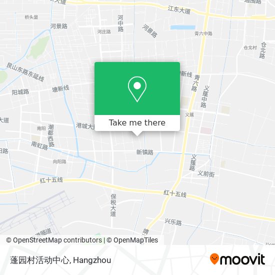 蓬园村活动中心 map