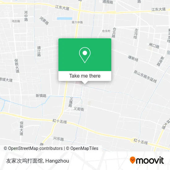 友家次坞打面馆 map