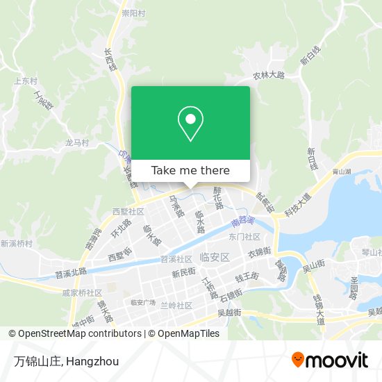 万锦山庄 map