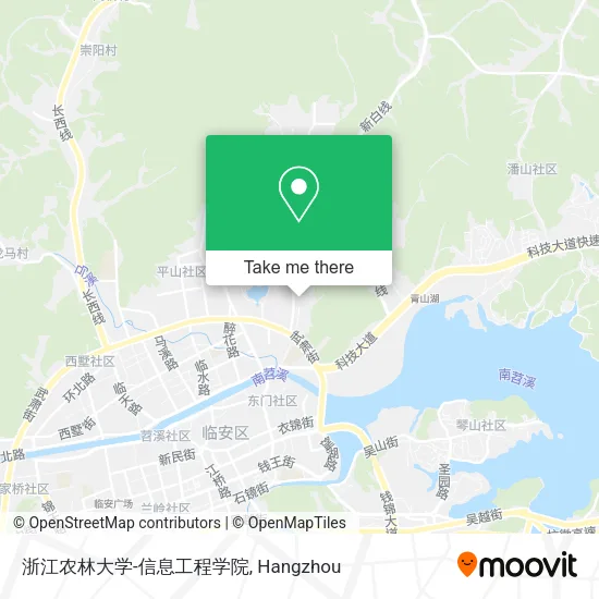 浙江农林大学-信息工程学院 map