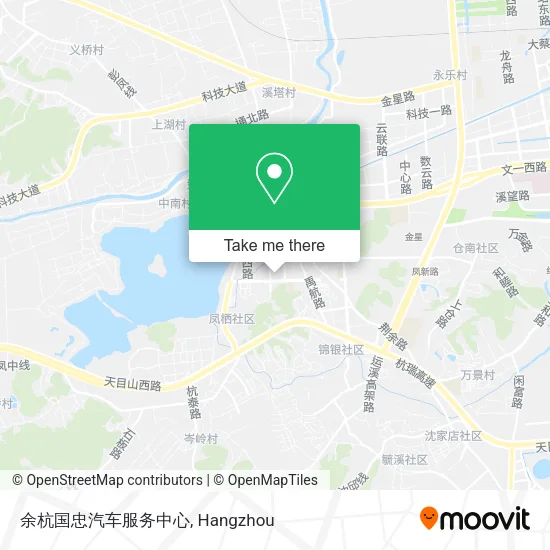 余杭国忠汽车服务中心 map
