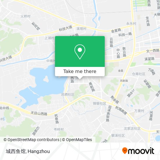 城西鱼馆 map