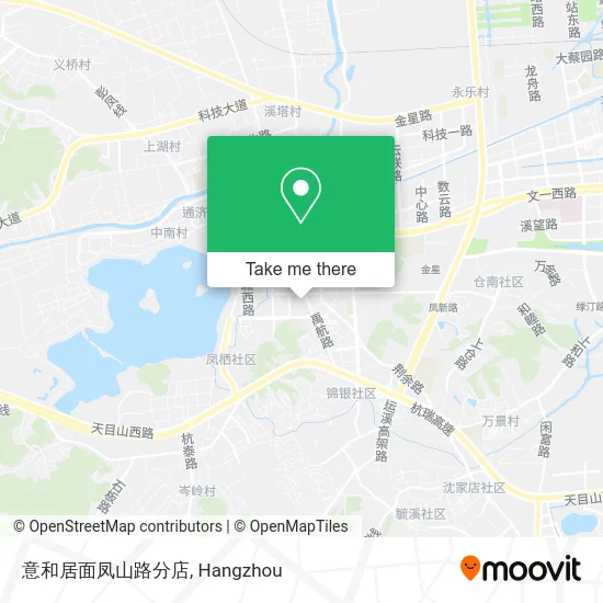 意和居面凤山路分店 map