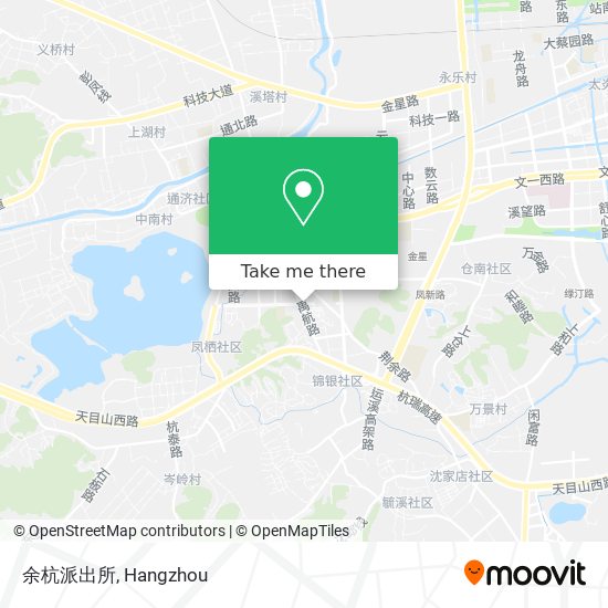 余杭派出所 map