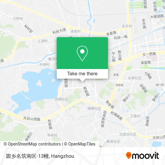 圆乡名筑南区-13幢 map