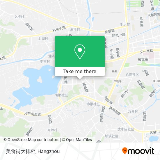 美食街大排档 map