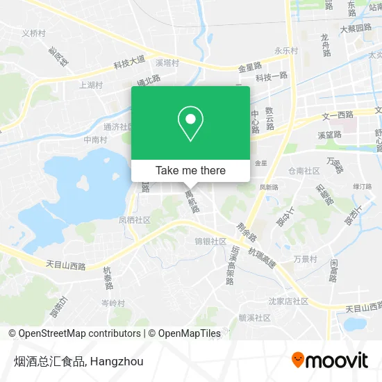 烟酒总汇食品 map