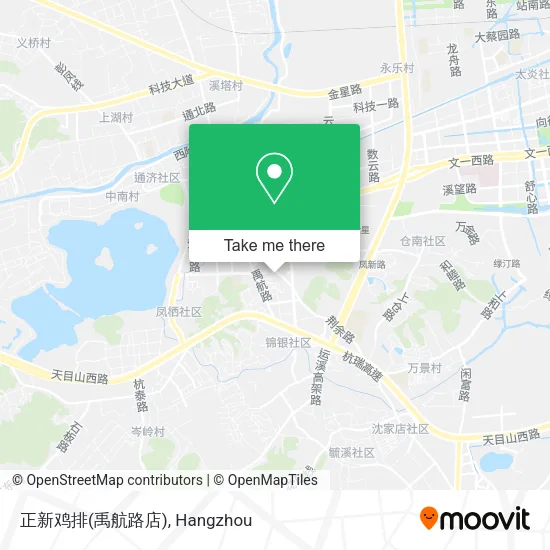 正新鸡排(禹航路店) map