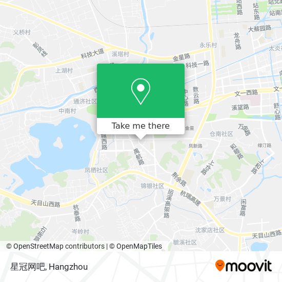 星冠网吧 map