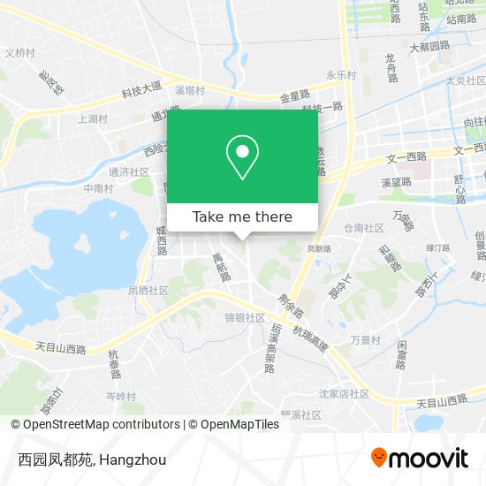 西园凤都苑 map