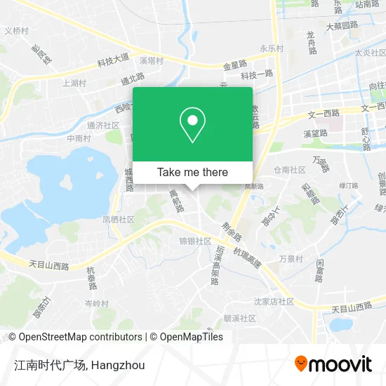 江南时代广场 map