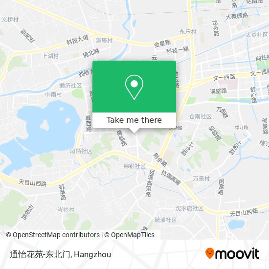 通怡花苑-东北门 map