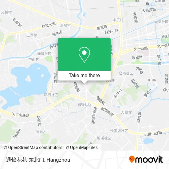 通怡花苑-东北门 map
