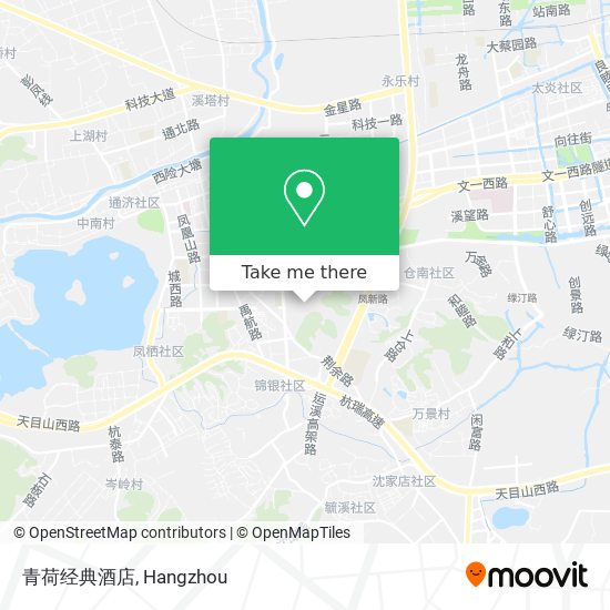 青荷经典酒店 map