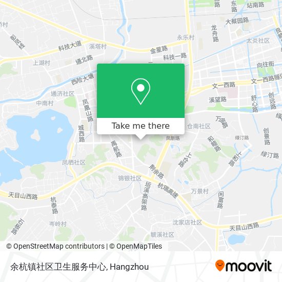 余杭镇社区卫生服务中心 map