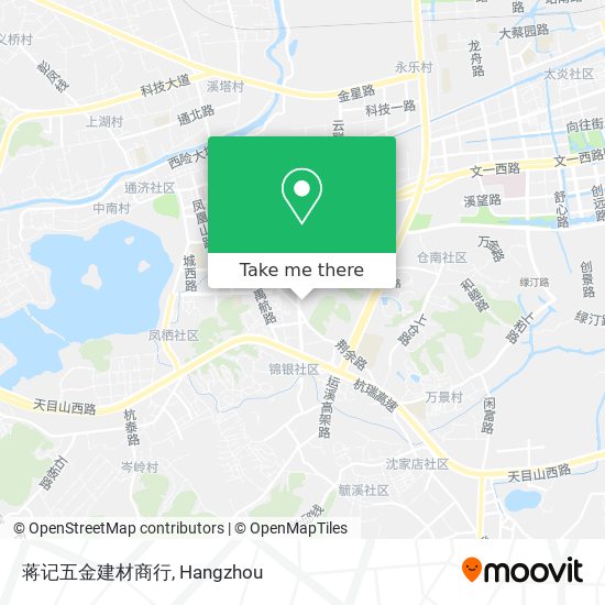 蒋记五金建材商行 map