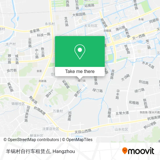 羊锅村自行车租赁点 map