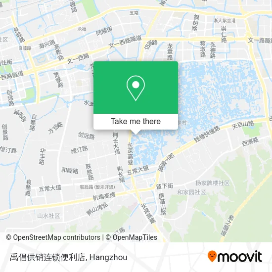 禹倡供销连锁便利店 map