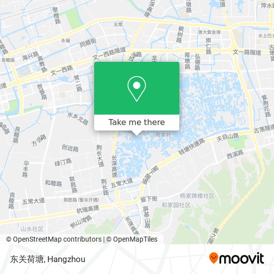 东关荷塘 map