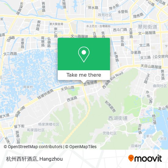 杭州西轩酒店 map
