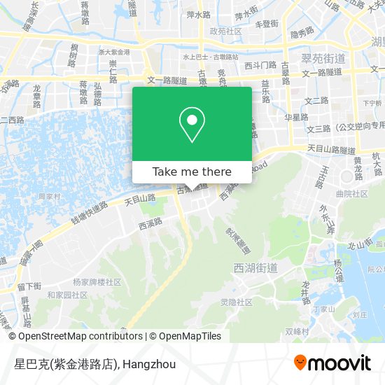 星巴克(紫金港路店) map